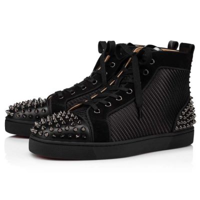 Zapatillas Lou Spikes 2 Christian Louboutin Hombre - Negros - 3185068I188